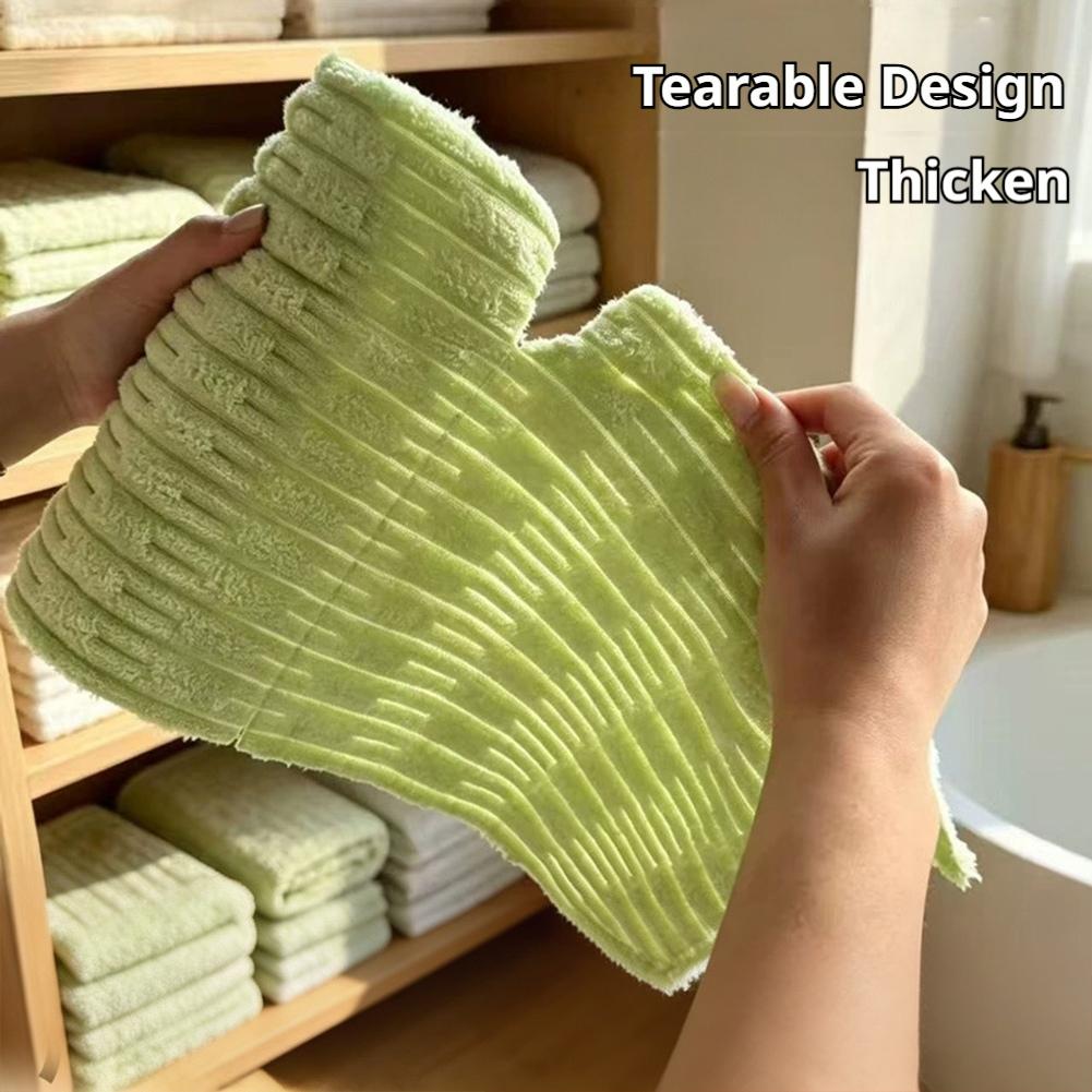 Bamboo Fiber Trunk - 吸水性に優れた使い捨ての竹繊維製クリーニングクロス。厚手で吸水性が高く、簡単に破って使える。家庭用、キッチン用、鍋やフライパン、食器洗い用。