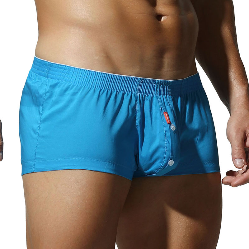 メンズ用、純綿素材のフラットなデザインのボクサーパンツ。ボタ - Boxer Brief Pack Cotton のレビューと価格