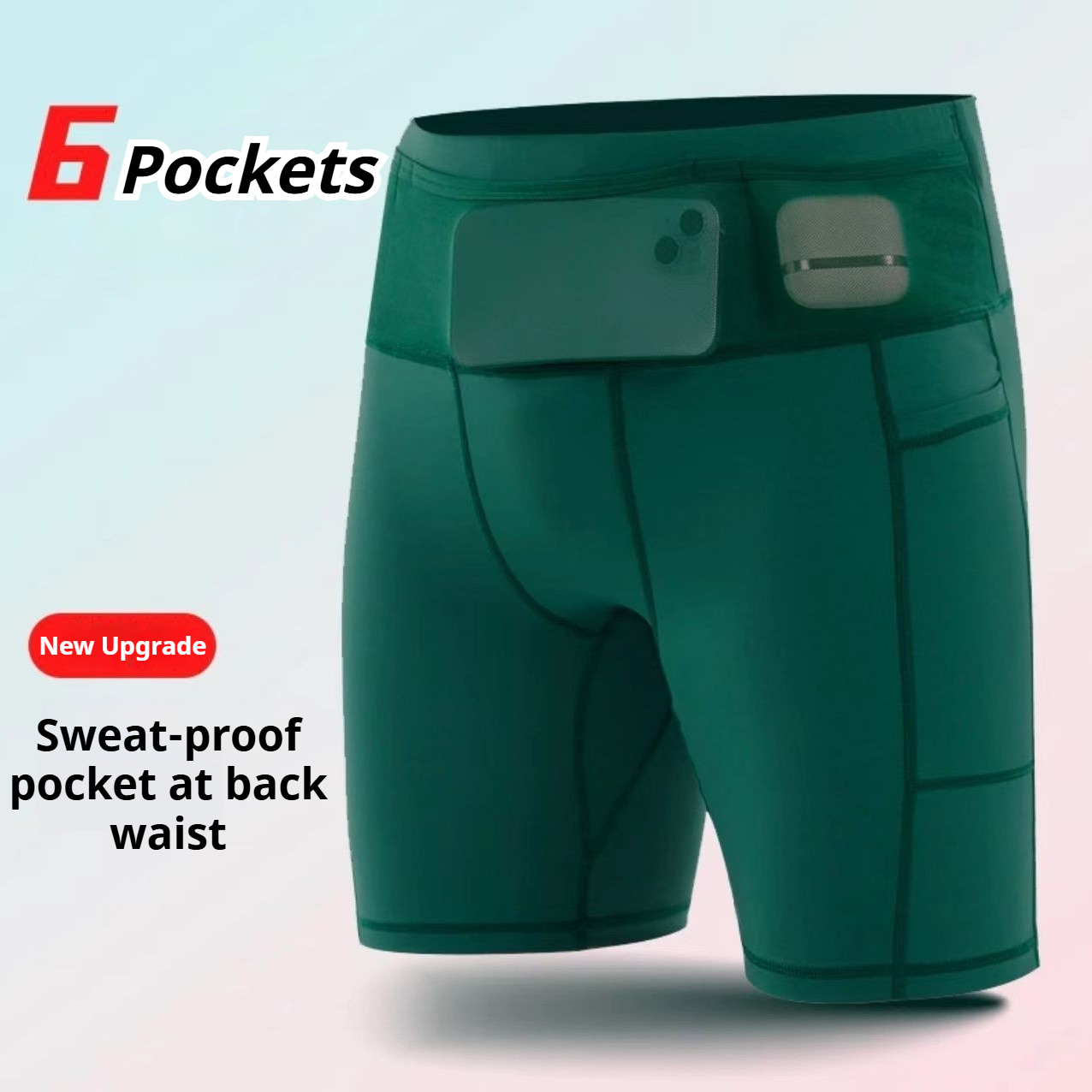 コンプレッション ランニング ショーツ クォーター丈 速乾性 - Compression Shorts Athletes のレビューと価格
